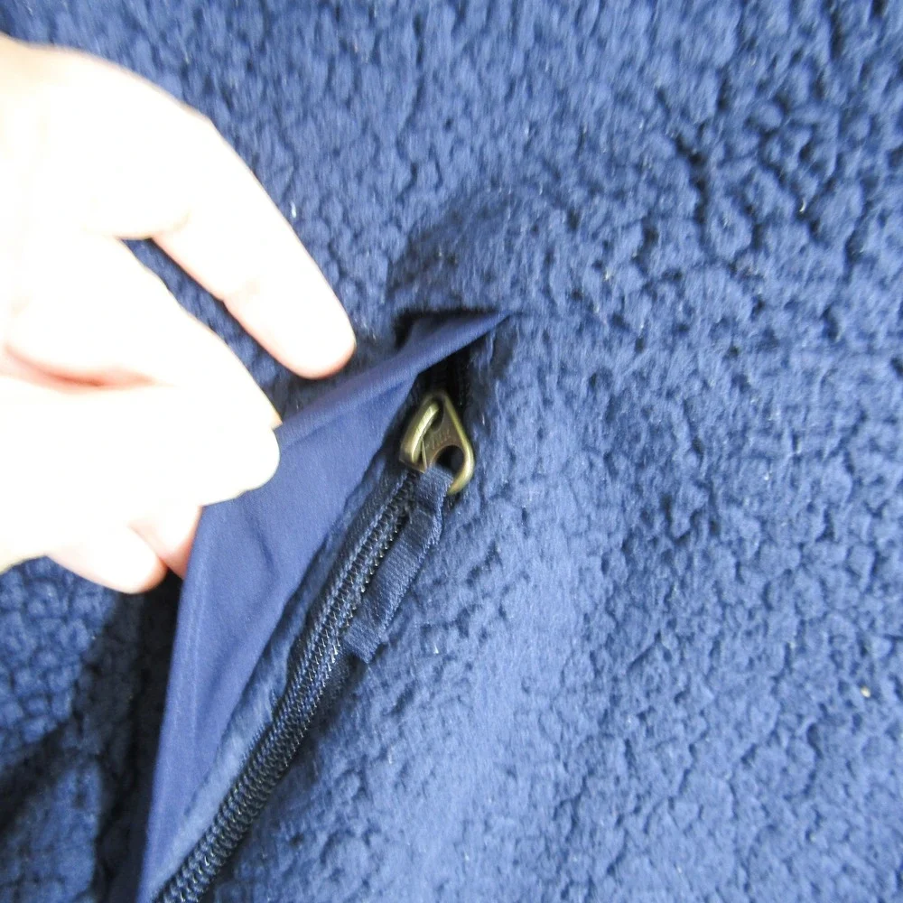 The North Face Boys XS 6 Blue Fleece Pullover Hoodie Jacket